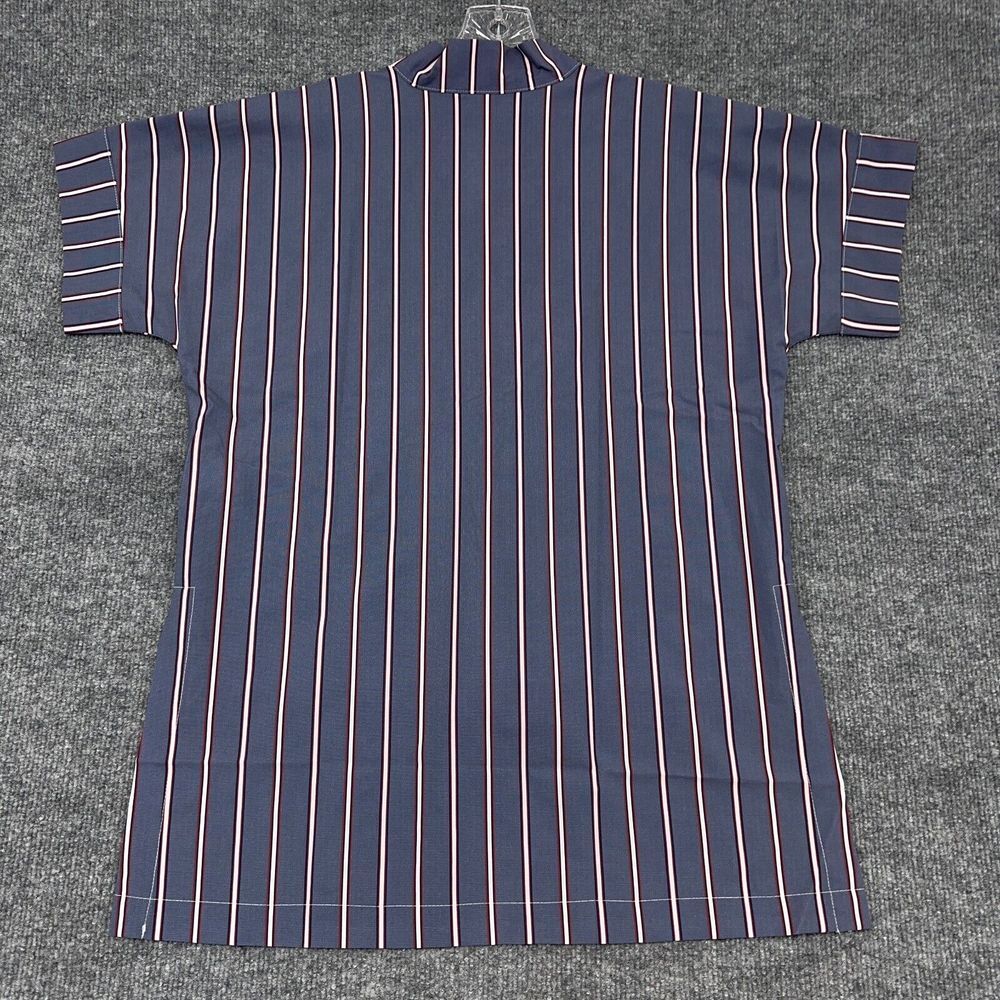 Mizzen Main Shirt Womens S Blue V Neck High-Low Blouse‎ Top Performance Office - Picture 10 of 10